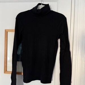 Nordstrop bp Women's Long Sleeve Turtleneck Top - Black - Size Small